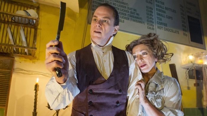 Jeremy Secomb and Siobhán McCarthy in ‘Sweeney Todd’
