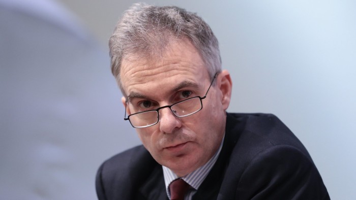Ben Broadbent, deputy governor for monetary policy at the Bank of England (BOE), looks on during the bank's quarterly inflation report news conference in the City of London, U.K., on Thursday, Feb. 2, 2017. The Bank of England upgraded its forecasts for the economy for the second time since the Brexit vote and revealed that some policy makers have become more concerned about accelerating inflation. Photographer: Simon Dawson/Bloomberg