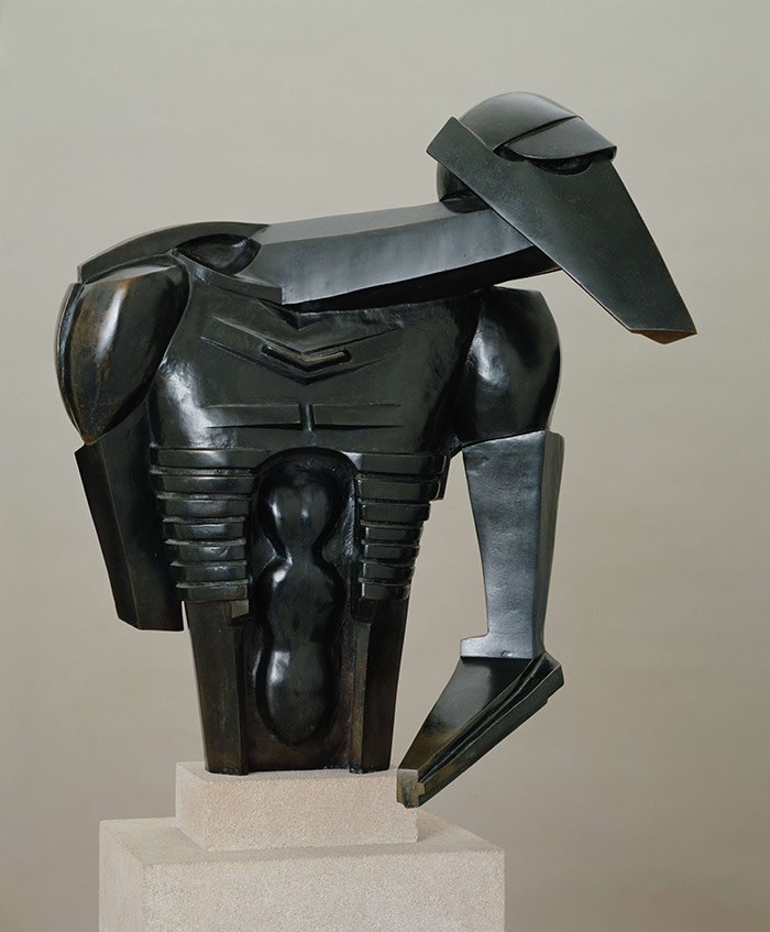 Jacob Epstein (1880-1959) Torso in Metal from “The Rock Drill” 1913-14 Bronze 705 x 584 x 445 mm Tate © The Estate of Jacob Epstein