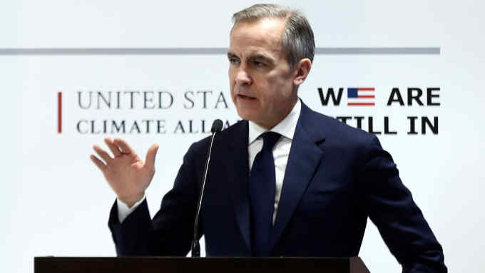 Mark Carney, Governor of the Bank of England and U.N. Special Envoy for Climate Action and Finance, speaks during a panel at the U.N. Climate Change Conference (COP25) in Madrid, Spain, December 10, 2019. REUTERS/Sergio Perez