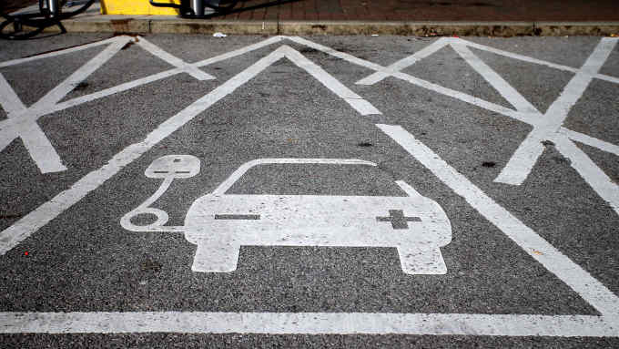 Embargoed to 0001 Saturday March 07 File photo dated 12/06/15 of an electric car charging point at Chester Services. Chancellor Rishi Sunak has been urged to deliver an "electrifying Budget" to boost sales of electric vehicles (EVs). PA Photo. Issue date: Saturday March 7, 2020. The AA wants to see policies which remove perceived barriers to EV ownership, such as cost, range and the availability of charge points. See PA story TRANSPORT Budget. Photo credit should read: Peter Byrne/PA Wire
