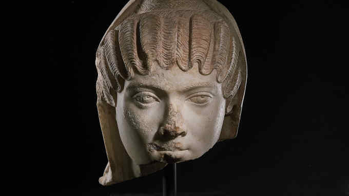 Colnaghi Anonymous Portrait Head of a Woman Roman, Imperial Period, ca. 150-200 A.D. Marble
