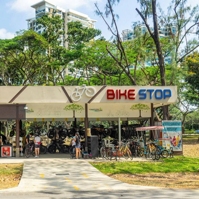 Area B, one of the bikeshops on the route