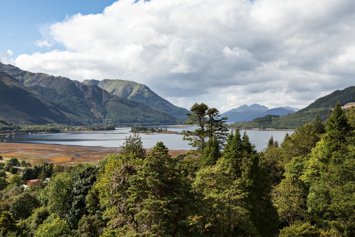 The view of Loch Leven from Glencoe House