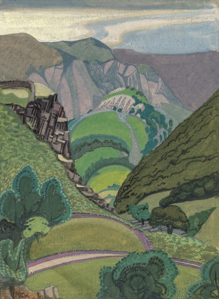 John Nash’s Hilly Landscape (estimate £3,000-£5,000)