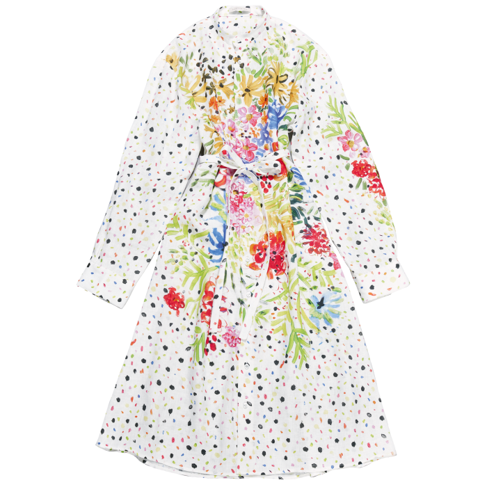 Christopher Kane linen-blend shirt dress, £995