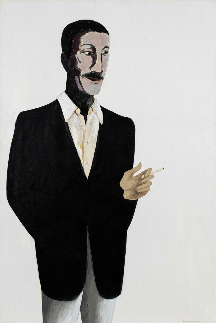 ‘Portrait of Norman Lewis’ (1985) by Benny Andrews 
