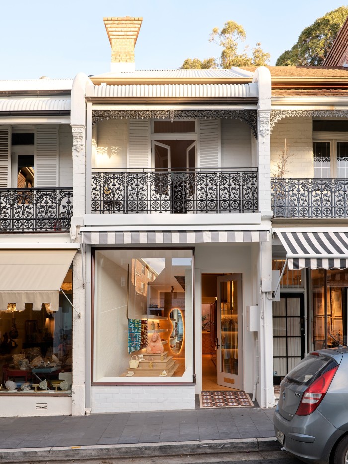 The exterior of the new Lucy Folk store on William Street, Sydney