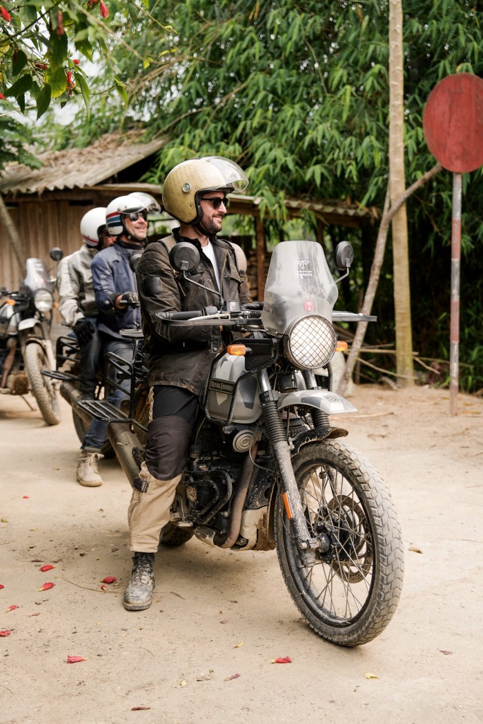 The author on his Royal Enfield Himalayan