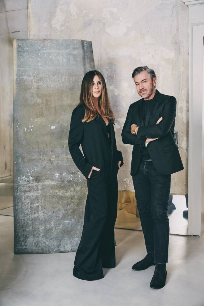 De Cotiis with his wife – and style icon – Claudia Rose