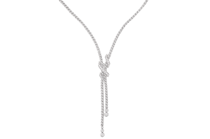 White-gold and diamond Torsade de Chaumet necklace, POA