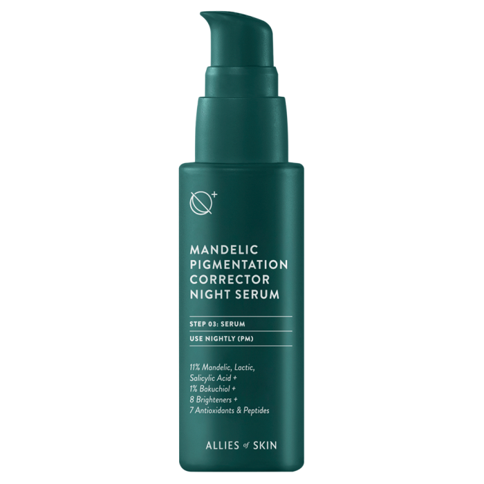 Allies of Skin Mandelic Pigmentation Corrector Night Serum, £95 for 30ml