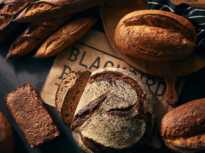 A selection of breads from Blackbird Baking Co