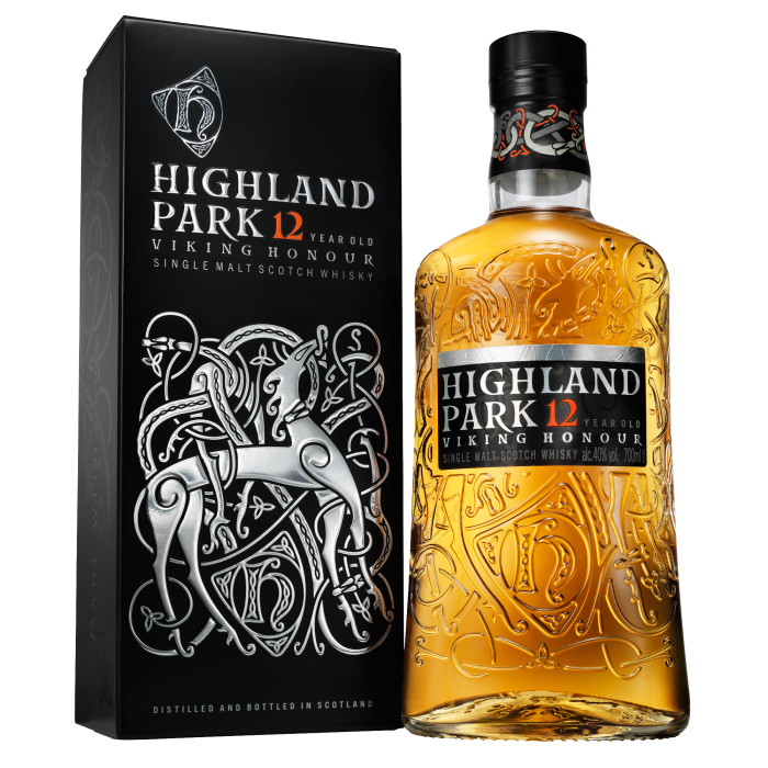 12-year-old Highland Park Viking Honour whisky, £35