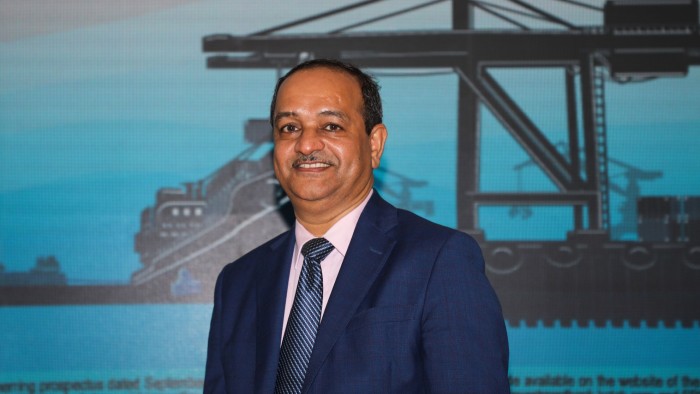 A picture of Arun Maheshwari, JSW Infra chief executive and joint managing director