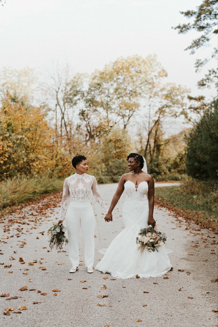 Wedding of Adrienne Glover and her wife Brittany