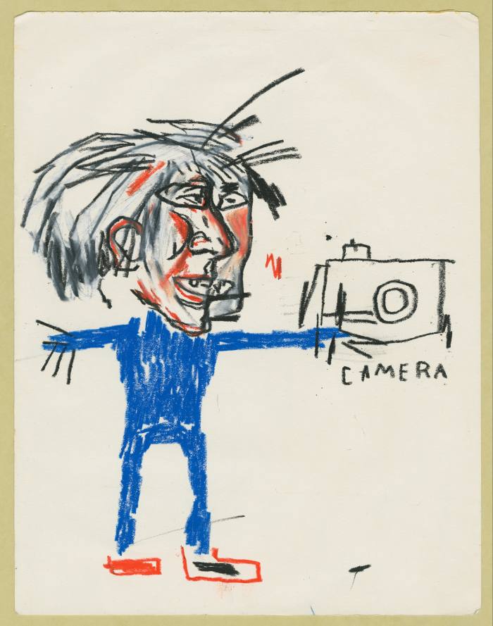 Andy with Camera, c.1984, by Jean-Michel Basquiat 