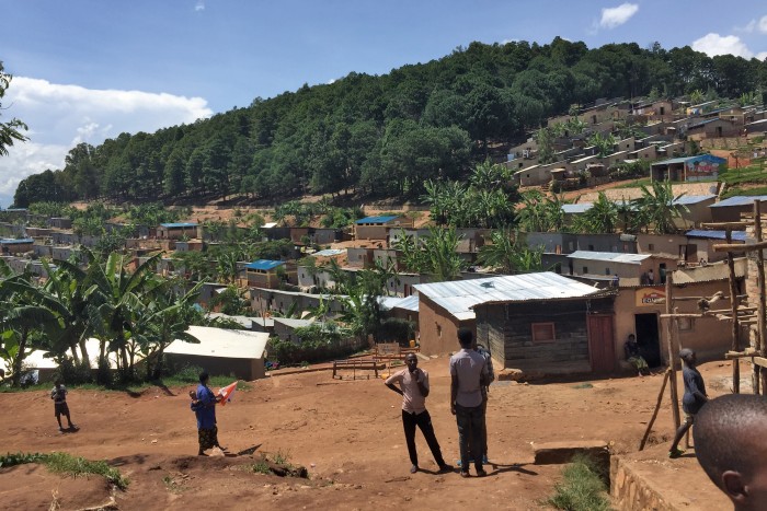 Mugombwa refugee camp in Rwanda, with reflooring by Creative Assemblages