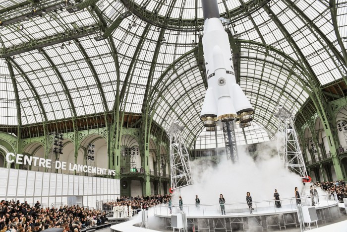 The finale of Chanel’s space-themed AW17 show, March 2017
