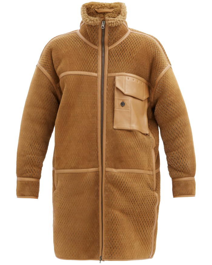 Acne Studios shearling coat, £2,500, matchesfashion.com 