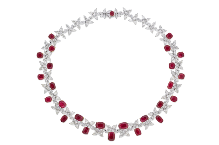 Bulgari ruby necklace 