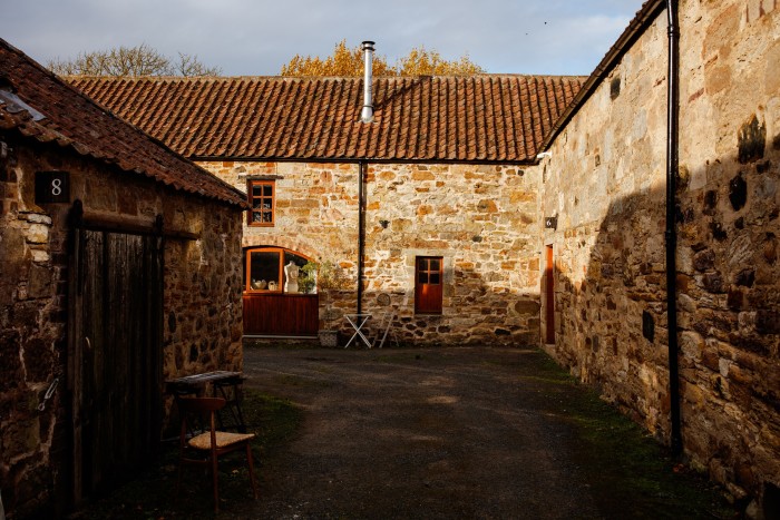 Comielaw Farm, situated in the East Neuk of Fife, has been transformed into a working creative hub