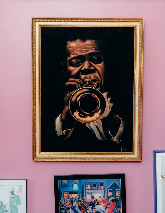 The Louis Armstrong portrait given to Wellington