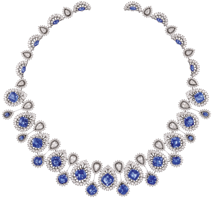 Dolce & Gabbana Alta Gioielleria: blue Sri Lankan sapphire and diamond necklace, POA