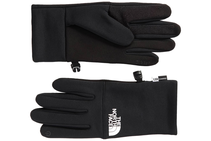 The North Face recycled stretch-jersey logo-print Etip gloves, £35, mrporter.com
