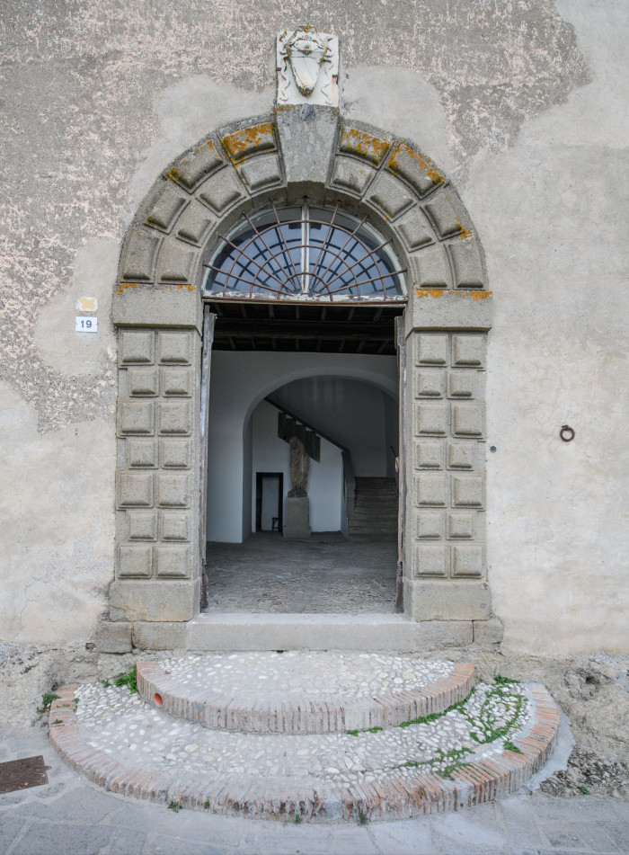 The entrance to Fondazione Iris