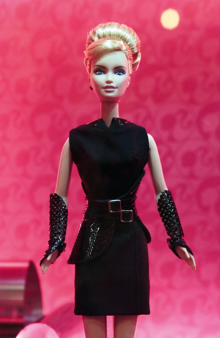 Barbie dressed in Karl Lagerfeld at the Barbie Fashion Show 2009
