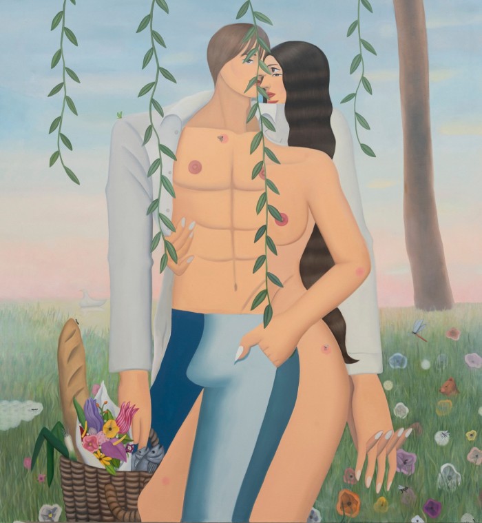 Couple in a Field, 2022, by GaHee Park