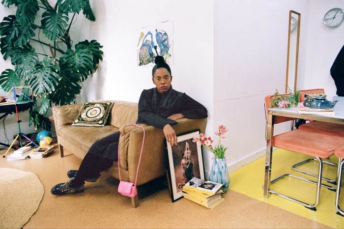Anthea Hamilton at home in London