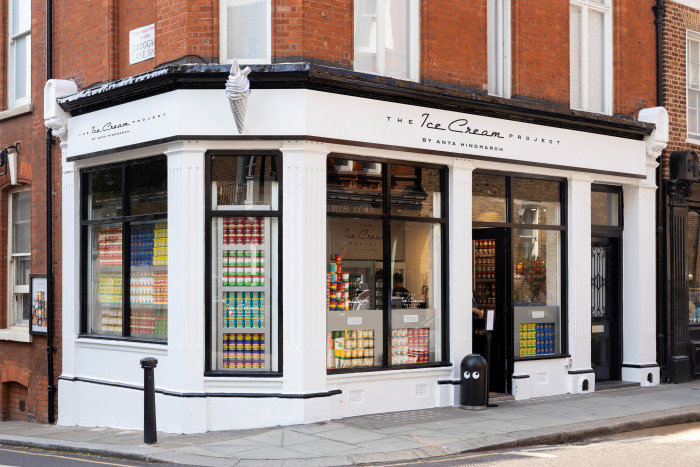 Anya Hindmarch’s The Ice Cream Project in London’s Chelsea