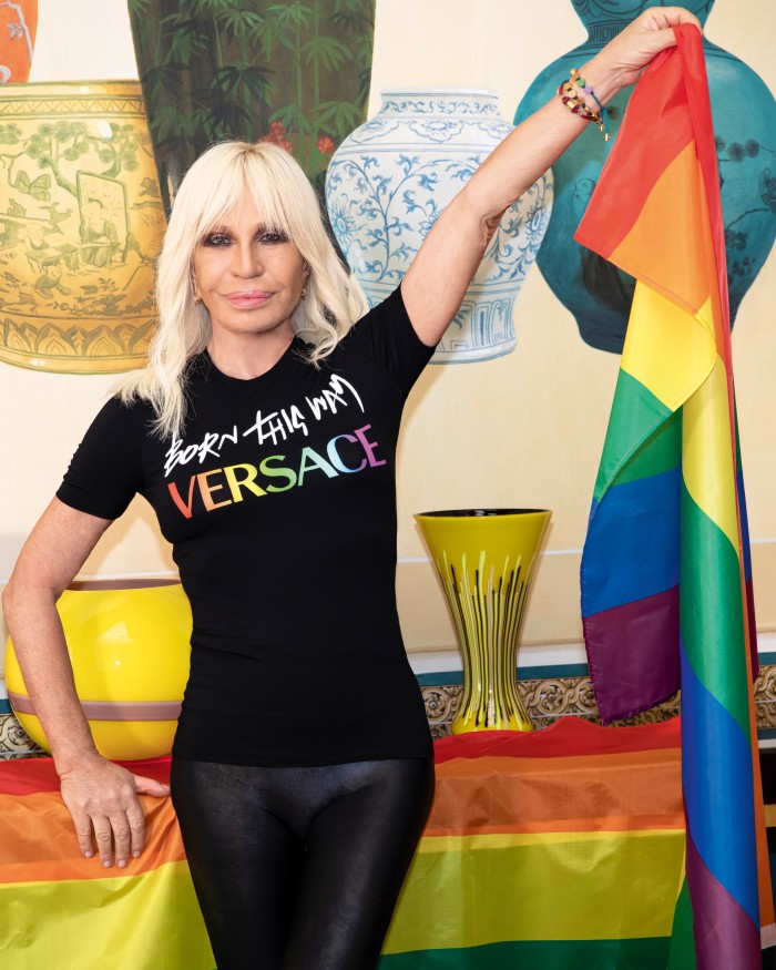 Donatella Versace and Lady Gaga collaborated on a capsule collection to celebrate the 10th anniversary of the album Born This Way