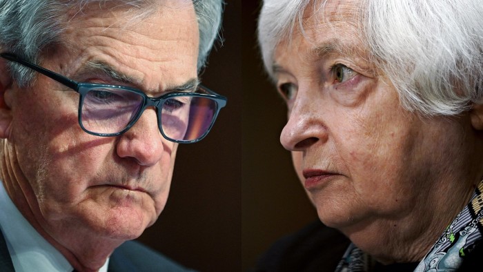 Federal Reserve chair Jay Powell and US Treasury secretary Janet Yellen