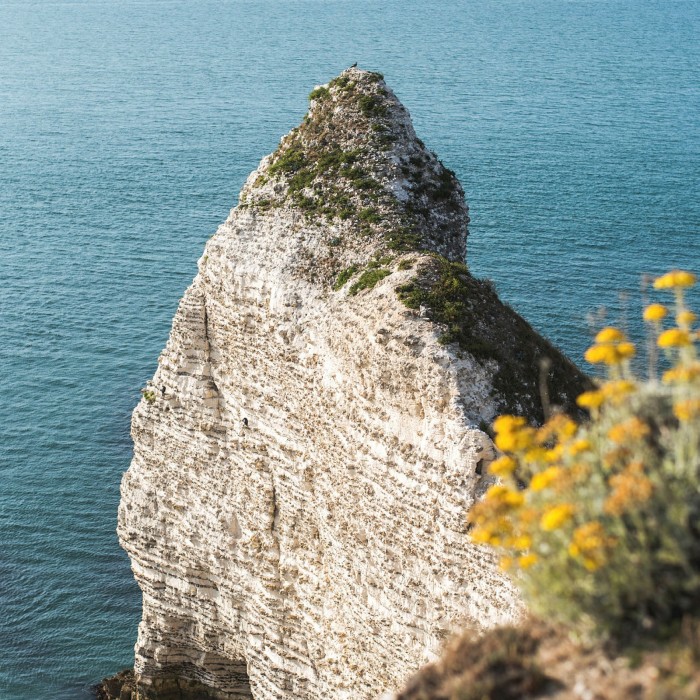 Étretat’s cliffs are a five-minute walk from the hotel