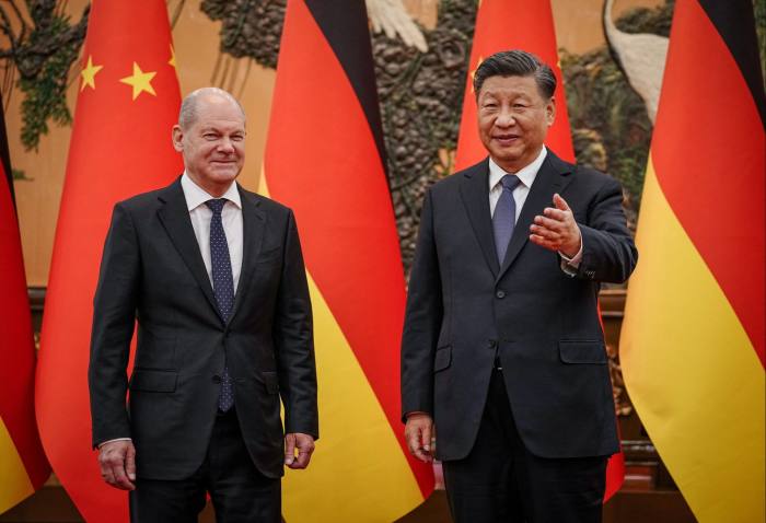 Chancellor Olaf Scholz and President Xi Jinping