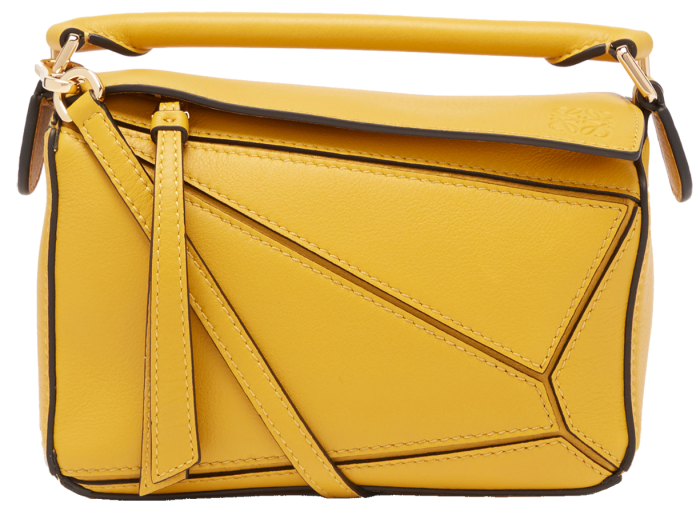 Loewe mini grained-leather cross-body Puzzle bag