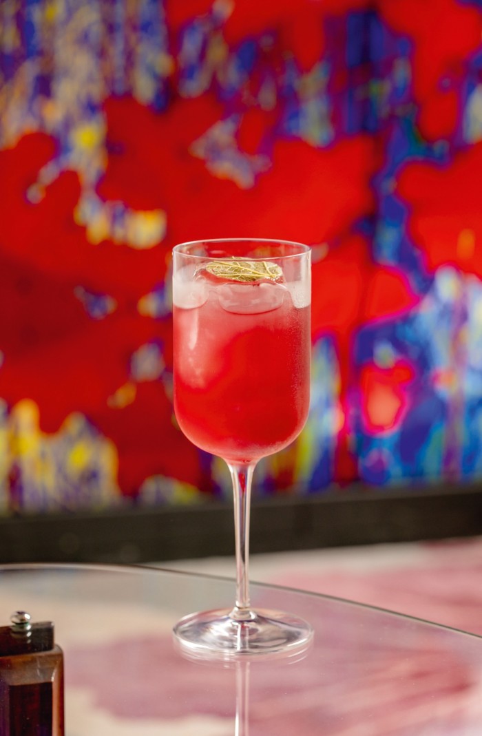 The Red signature drink at The Connaught’s Red Room