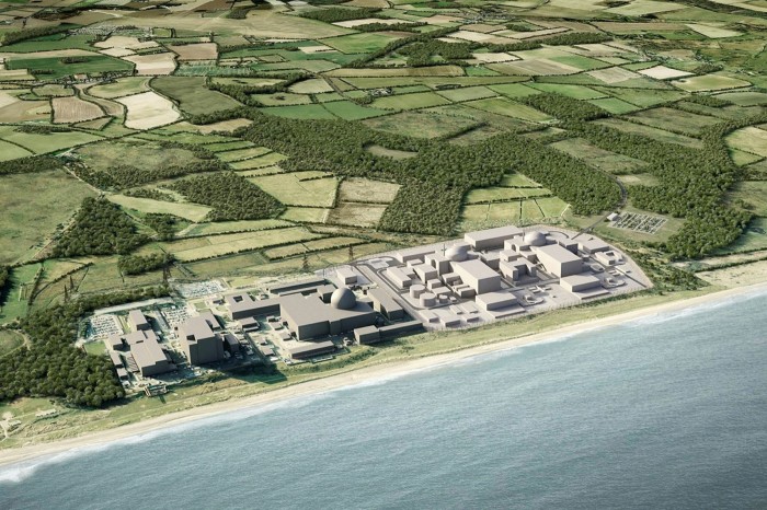 Financing for the proposed £20bn nuclear power station in Sizewell is yet to be confirmed 