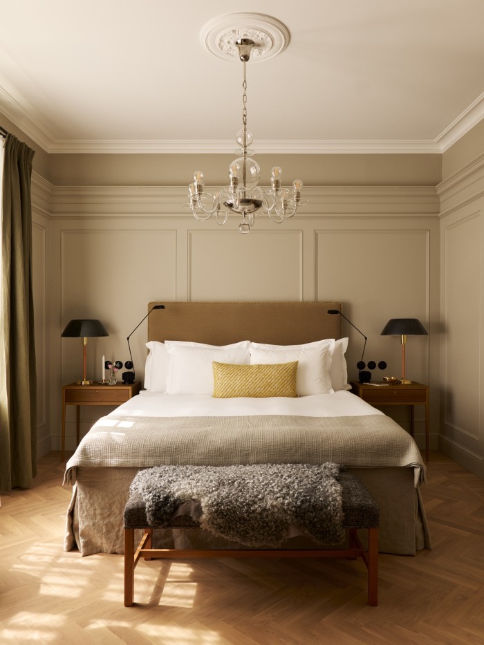 The master bedroom in Ett Hem’s new Residence Suite C