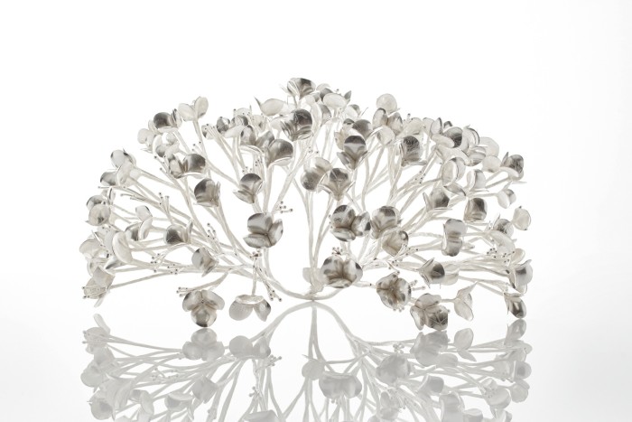 Junko Mori’s Uncontrollable Beauty; Spring Plants in forged fine silver, £35,500
