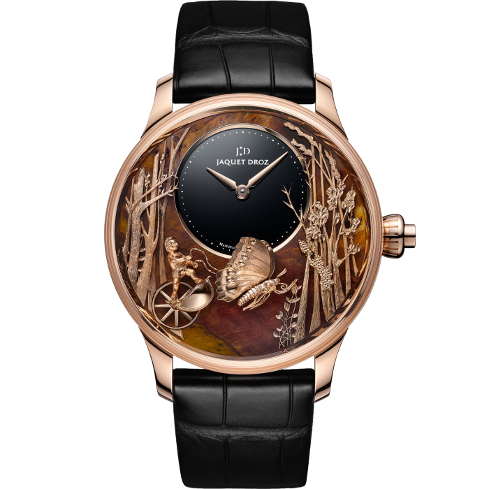 Jaquet Droz red-gold Butterfly Automaton Chinchilla Red, £109,450