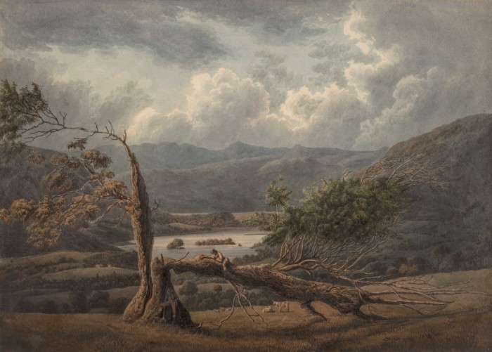 Christie’s Dramas of Light and Land: The Martyn Gregory Collection of British Art sale includes Ruined Ash Tree in Rydale Park by William Green (estimate £4,000-£6,000)