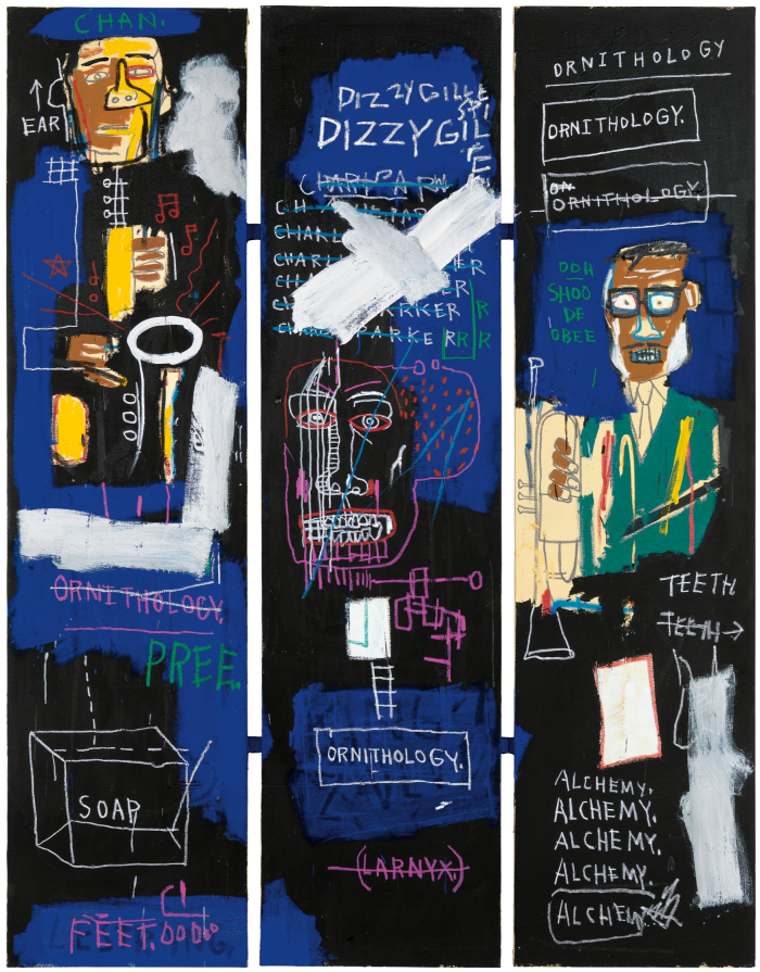Horn Players, 1983, by Jean-Michel Basquiat