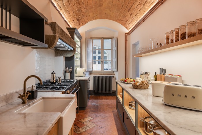 The kitchen at Palazzo Passerini