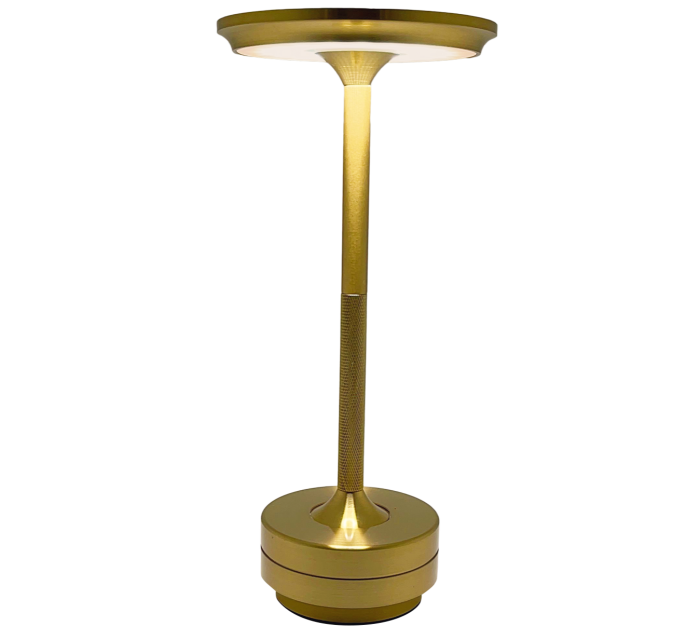 Mantar metallic Ambient cordless table lamp, $94