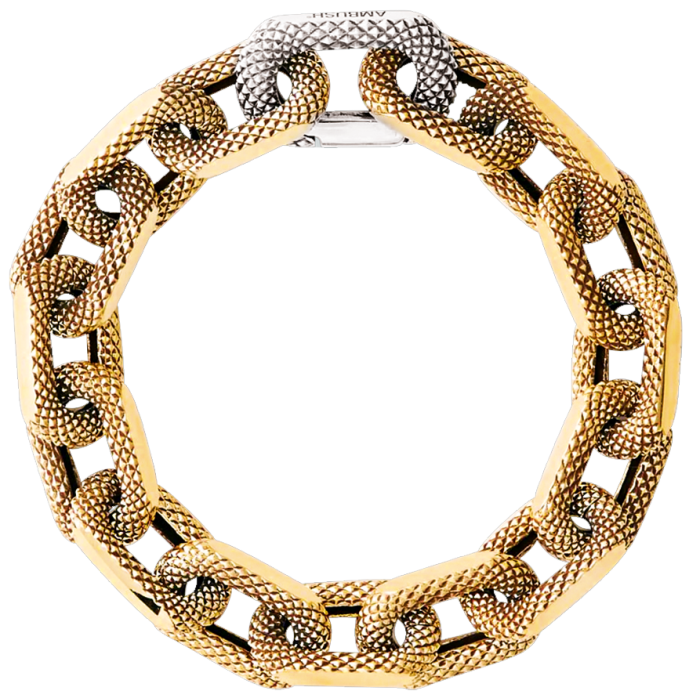 Ambush silver Texture Chain bracelet in gold, £2,570