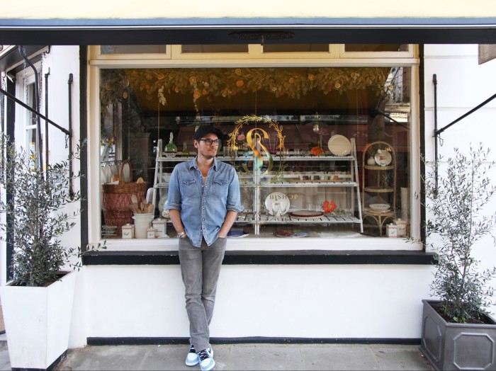 Seb Bishop, CEO and creative director of Summerill & Bishop, at the Portland Road store